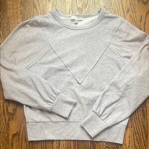 Gray/purple Crewneck Sweatshirt